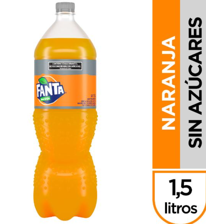 Fanta 1.5 Lt. S/azucar