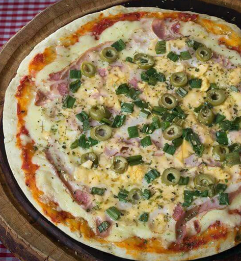 Pizza Panceta/verdeo